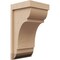 Ekena Millwork 8"W x 8"D x 16"H Wide Bryant Rough Cedar Woodgrain TimberThane Corbel, Primed Tan CORUR08X08X16BRYRCPR - alternate 1